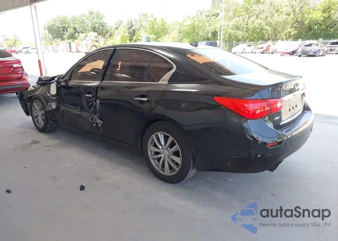 2016 Infiniti Q50 3.0T Premium from USA, damaged, VIN JN1EV7AR3GM341959